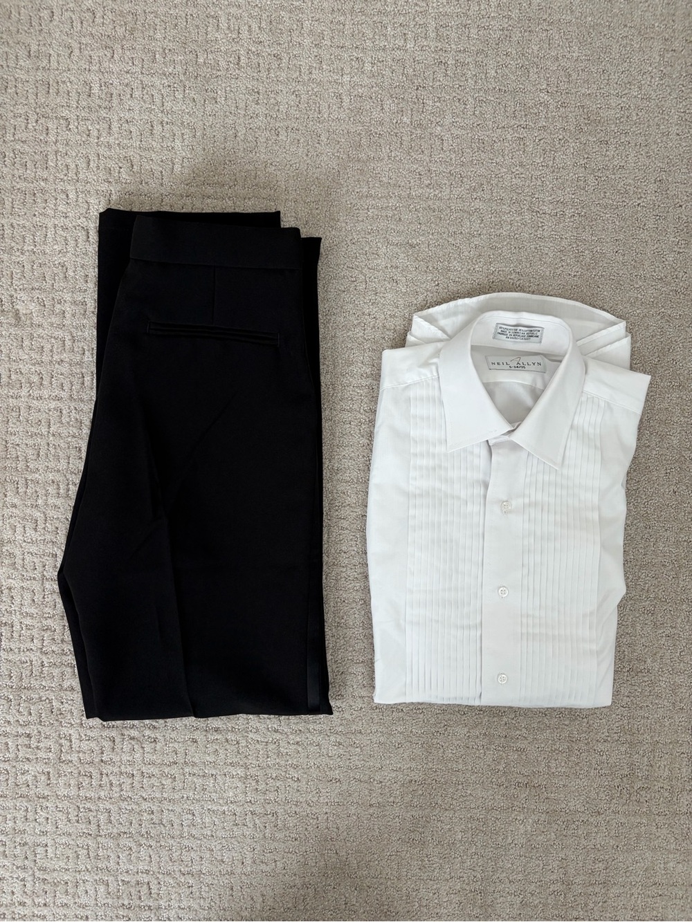 Black Men's Dress Pants - Classic Tailored Formal Trousers